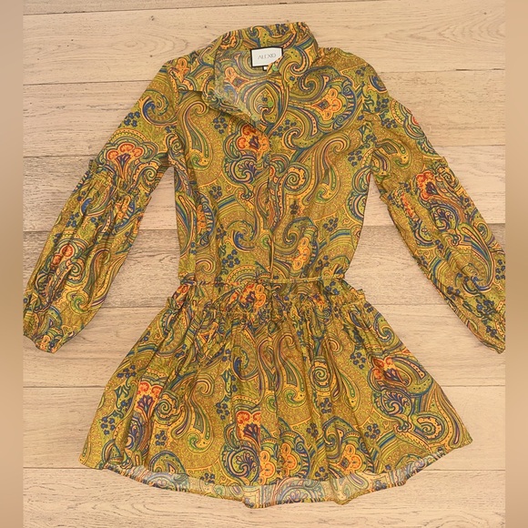 Alexis Zamata mini dress with sleeve gently worn size small - Picture 8 of 9